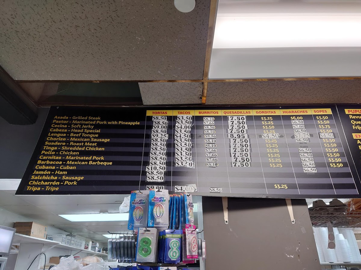 Mexico Lindo's Restaurant Menu - Image 2